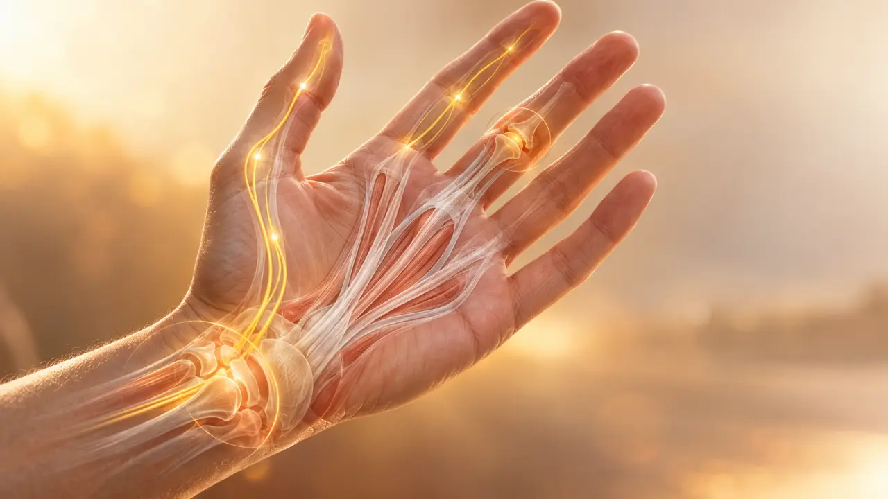 Douleur dans la paume de la main : les signes qui orientent vers un tendon, un nerf ou une articulation