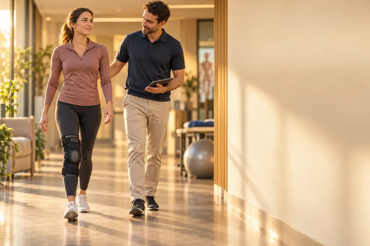 Marcher avec une rupture des ligaments croisés : possible, mais pas sans précautions